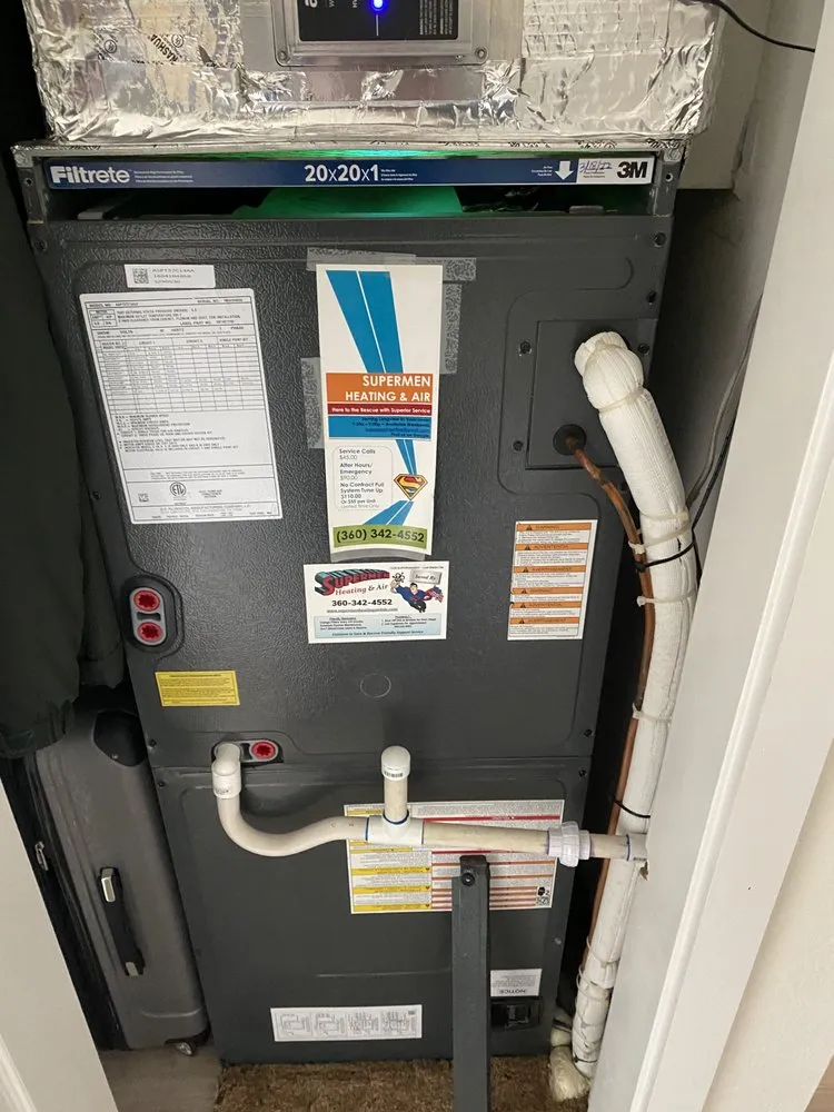 Slide of Supermen Heating & Air