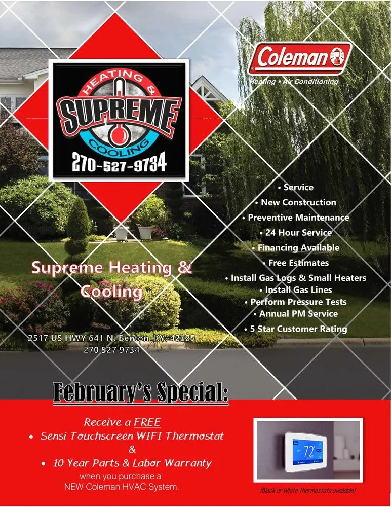 Slide of Supreme Heating & Cooling