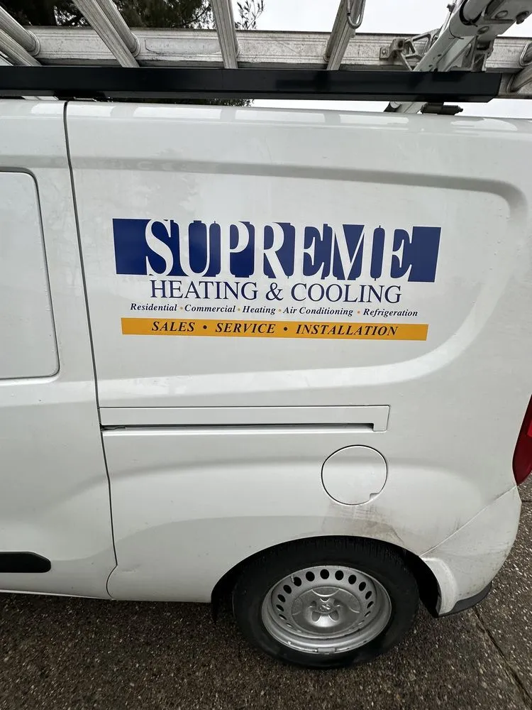 Slide of SUPREME Heating and Cooling