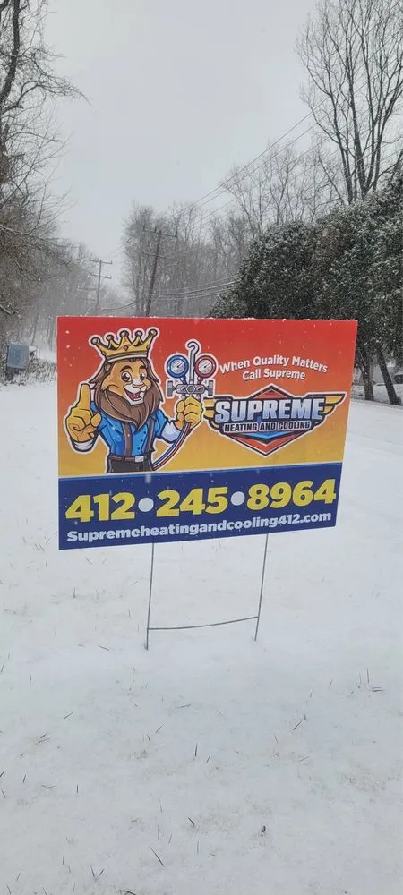 Slide of Supreme Heating and Cooling