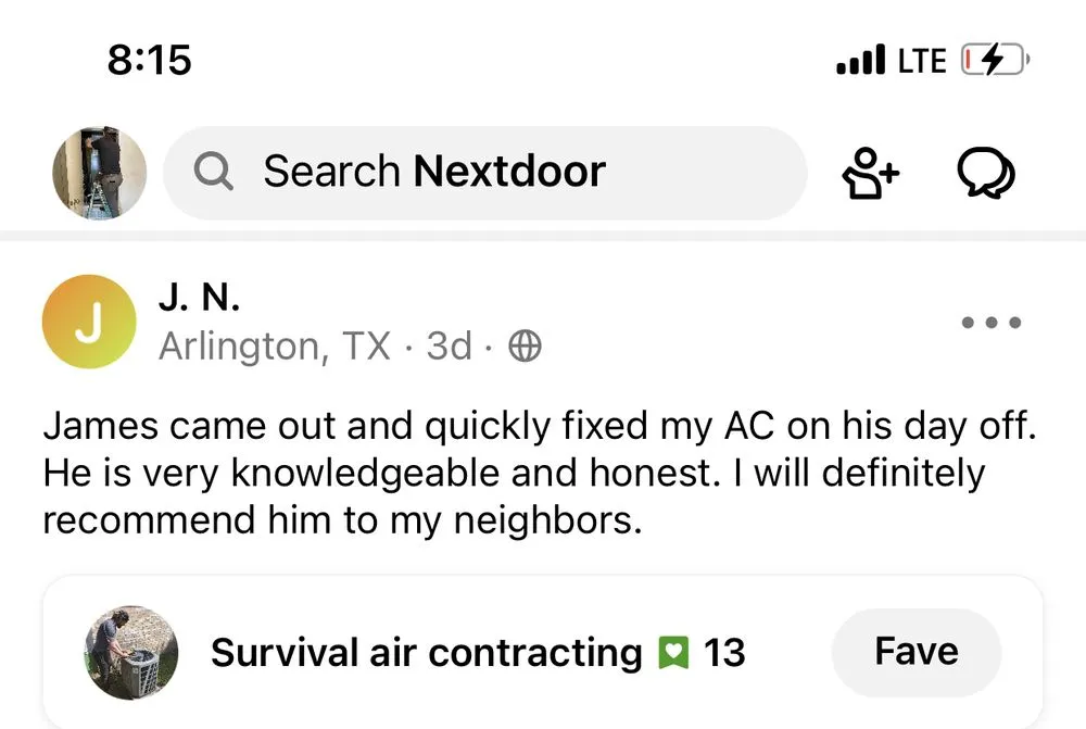 Slide of Survival air contracting & mechanical Repair