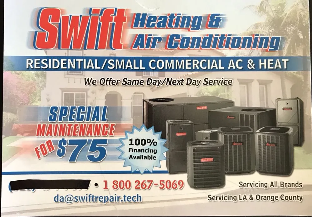 Slide of Swift Hvac Mechanical