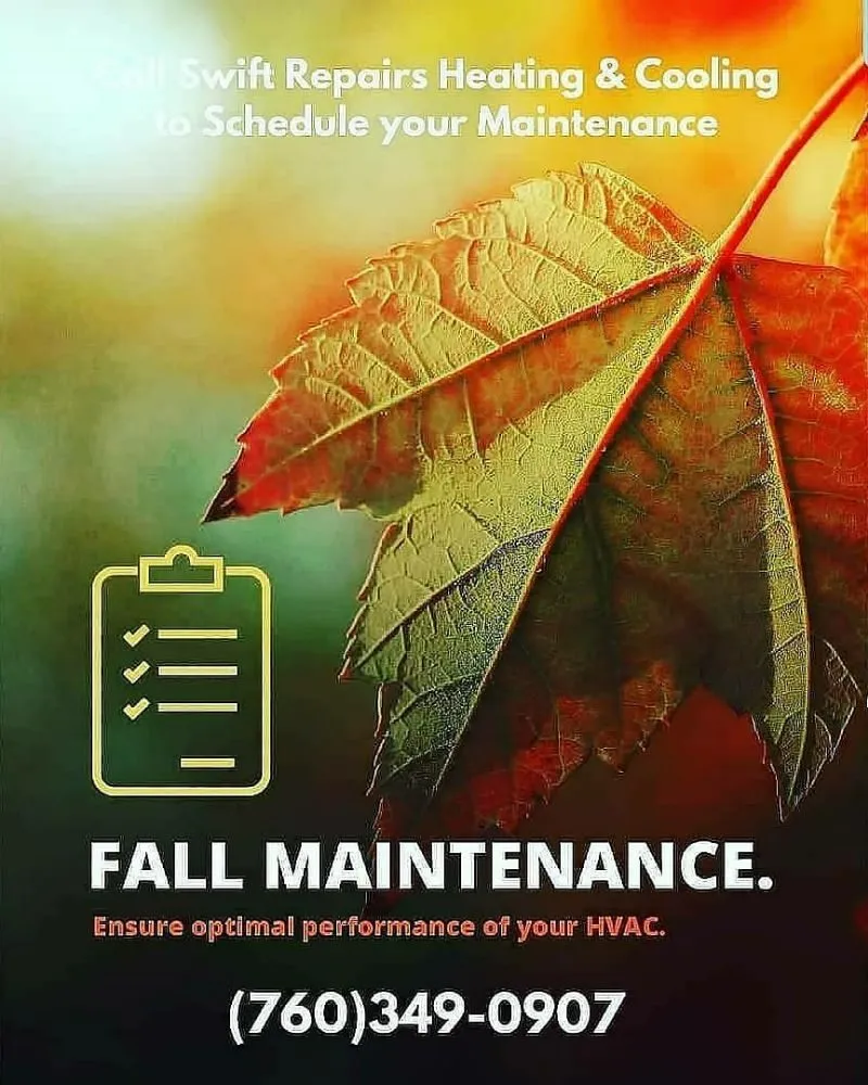 Slide of Swift Repairs Heating and Cooling