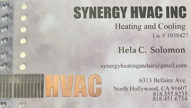 Slide of Synergy HVAC