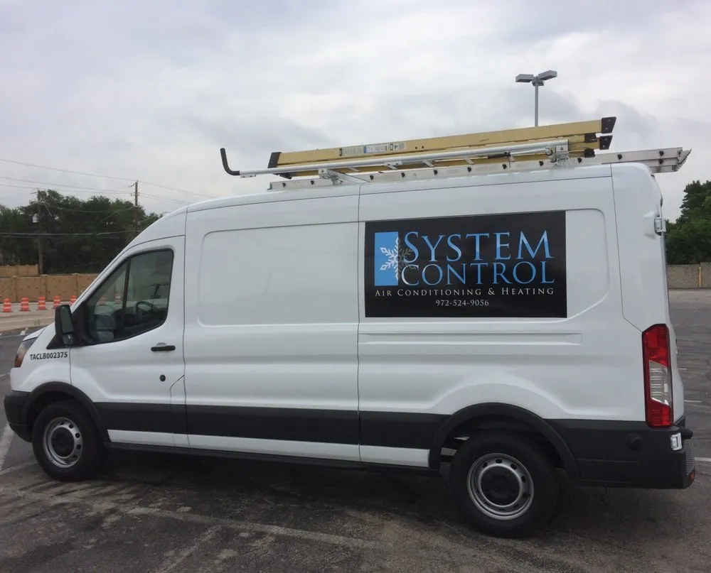 Slide of System Control Heating & Air Conditioning