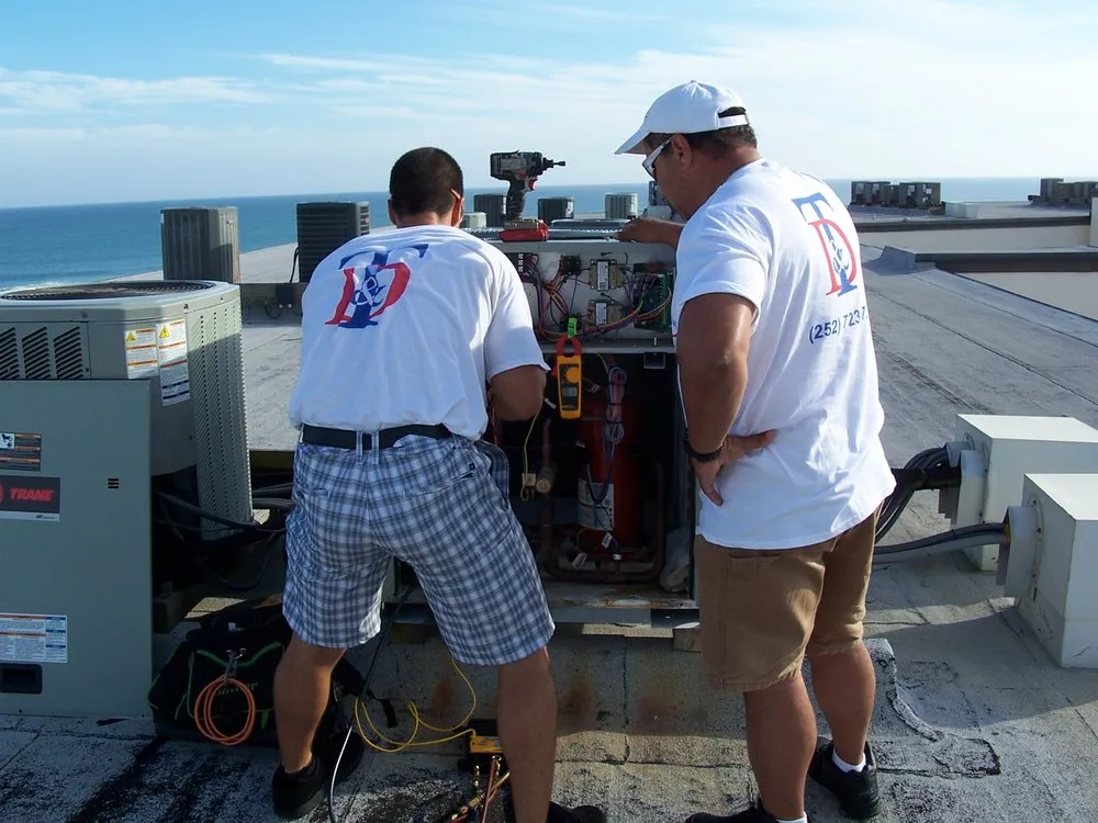 Slide of T & D Heating & Cooling Of Onslow