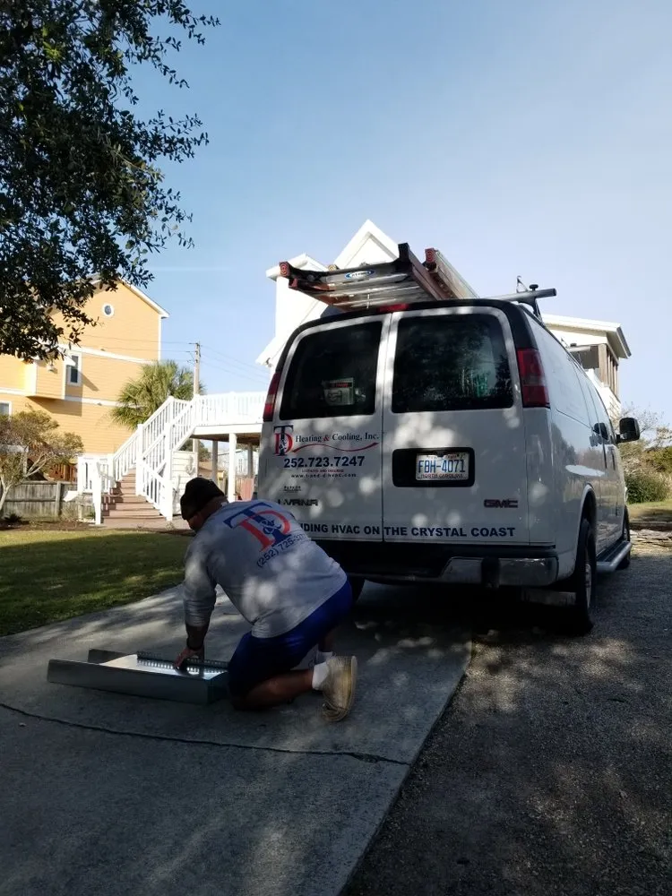 Slide of T & D Heating & Cooling Of Onslow