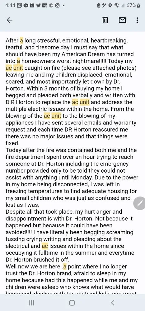 Slide of T and M Heating and Air