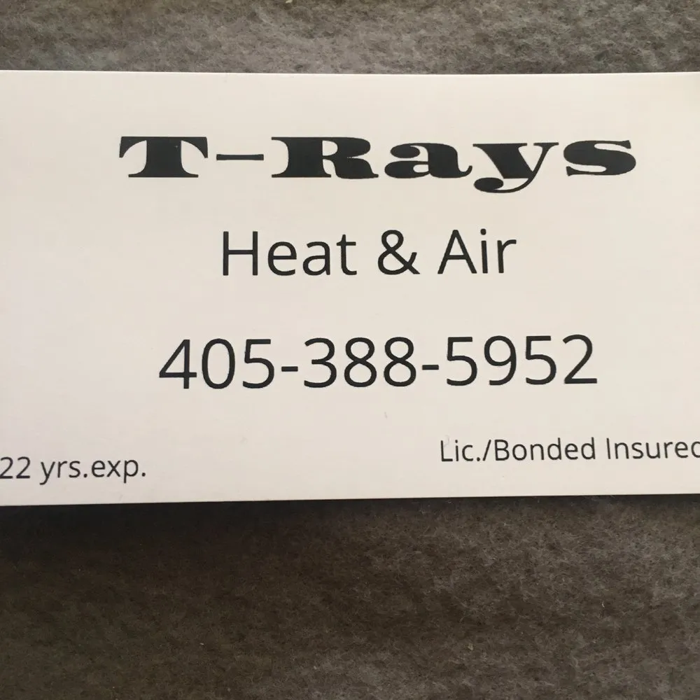 Slide of T-RAYS Heat & Air