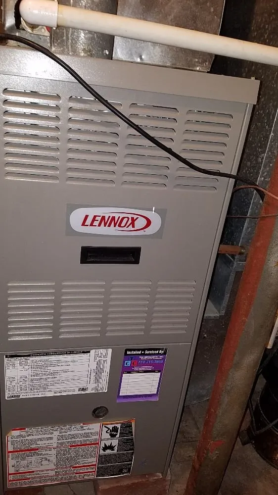 Slide of Tabor's Complete Comfort Mechanical