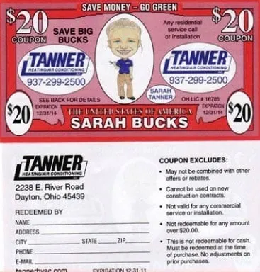 Slide of Tanner Heating and Air Conditioning