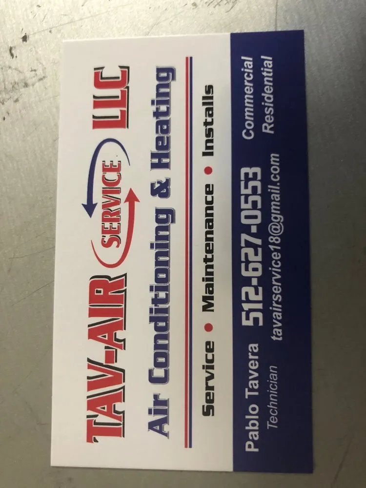 Slide of Tav-Air Service