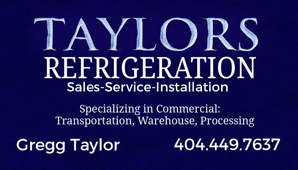 Slide of Taylor's Refrigeration