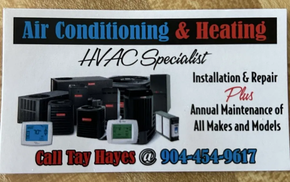 Slide of Tays HVAC