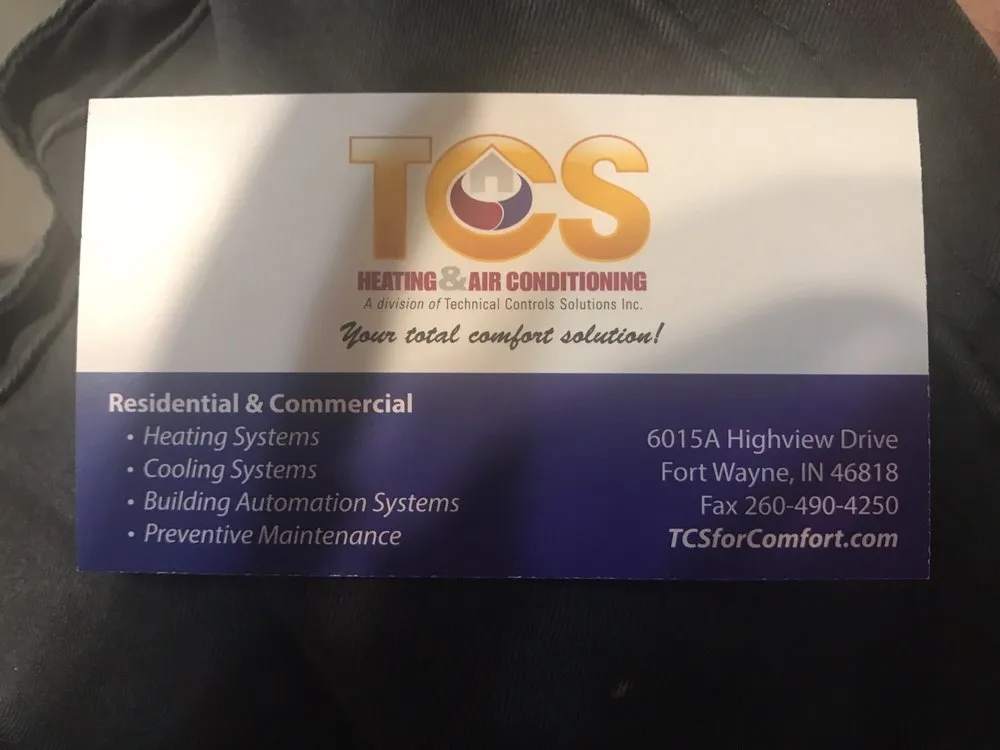 Slide of TCS Heating & Air Conditioning