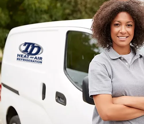 Slide of TD Heat and Air Refrigeration