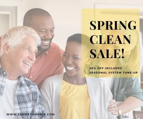 TD Heat and Air Refrigeration Logo