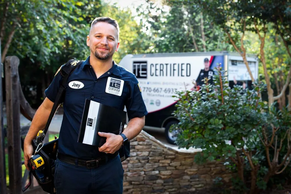 Slide of TE Certified Electrical, Plumbing, Heating & Cooling