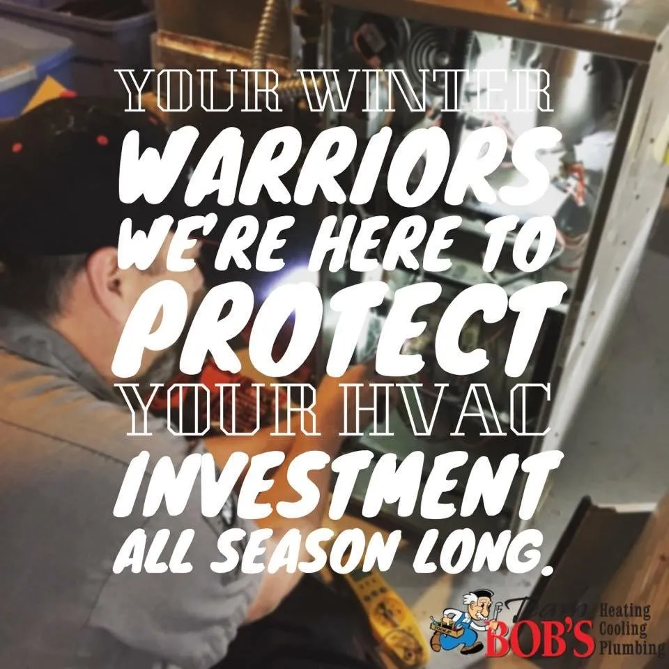 Slide of Team Bob's Heating, Cooling, Plumbing