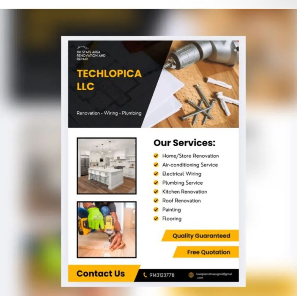 Slide of Techlopica Construction and Home Remodeling Services