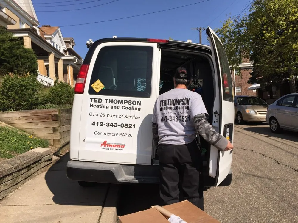 Slide of Ted Thompson Heating and Cooling