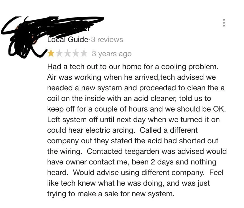 Slide of Teegarden Heating & Air