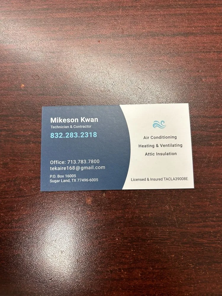 Slide of Tek Aire Services