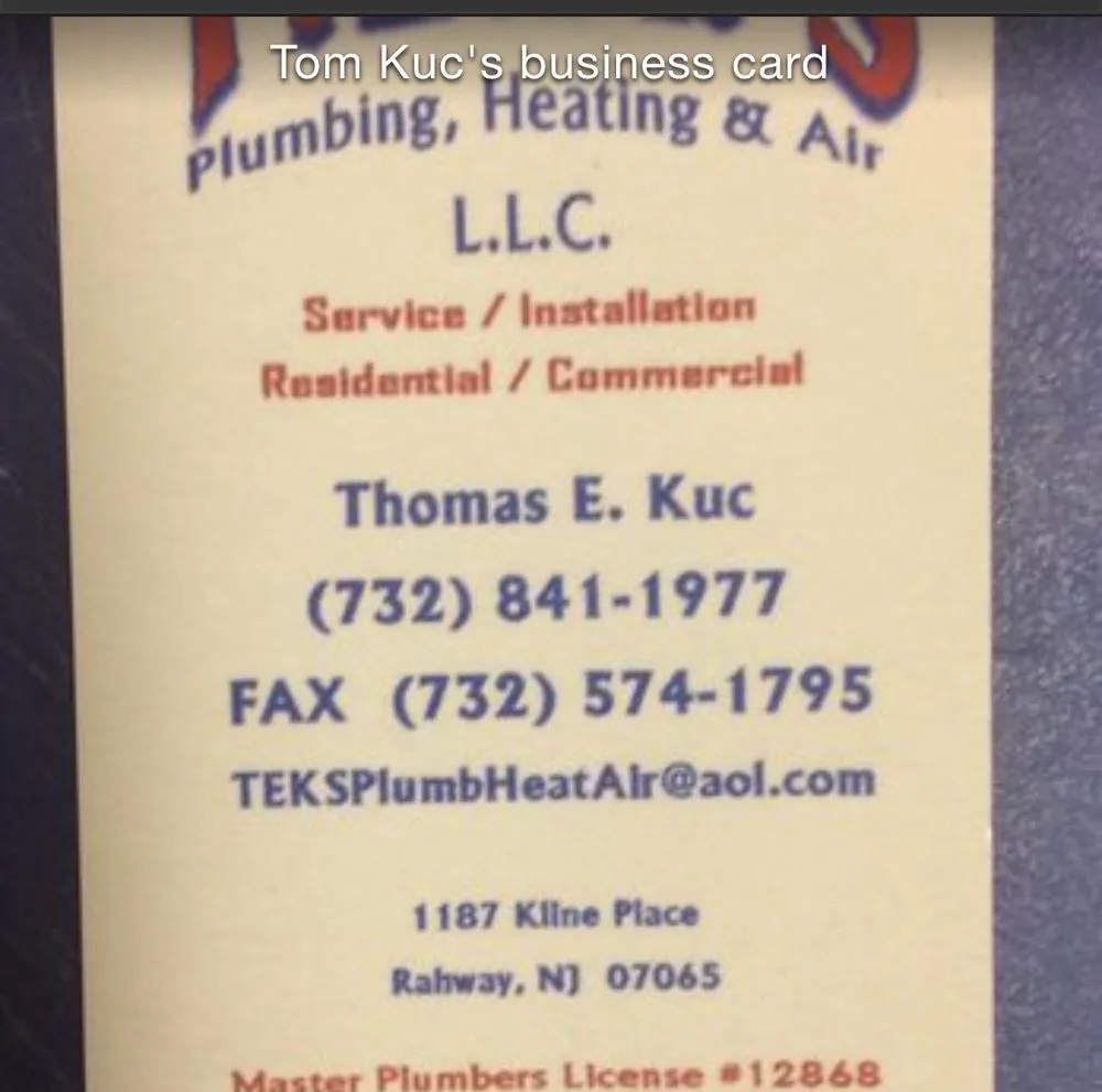 Slide of TEK's Plumbing Heating & Air