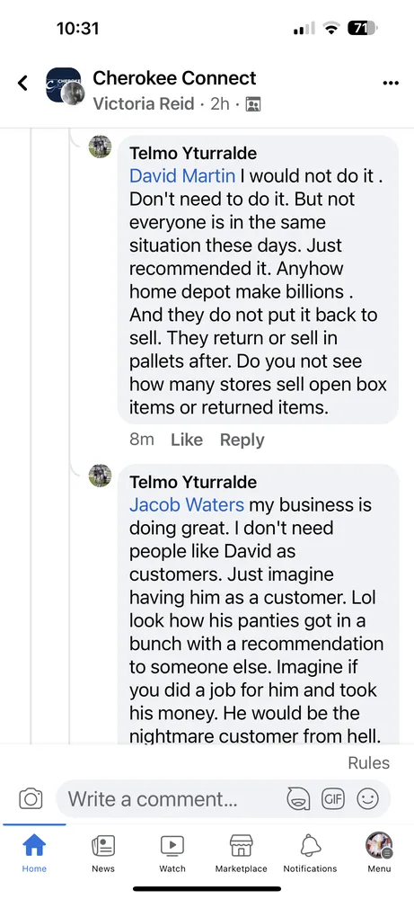 Slide of Telmo Air Services