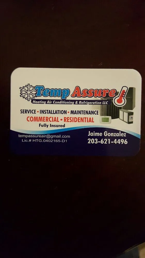 Slide of Temp Assure Heating Air Conditioning & Refrigeration