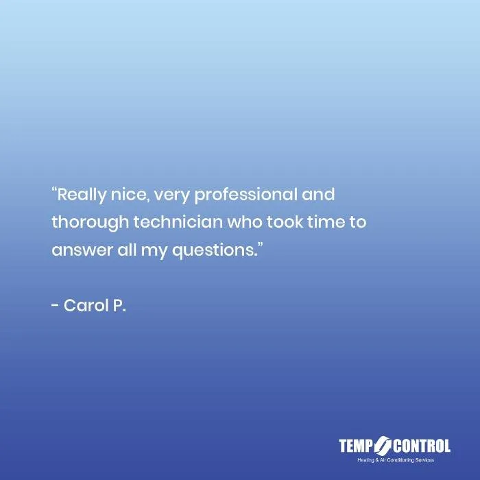 Slide of Temp Control