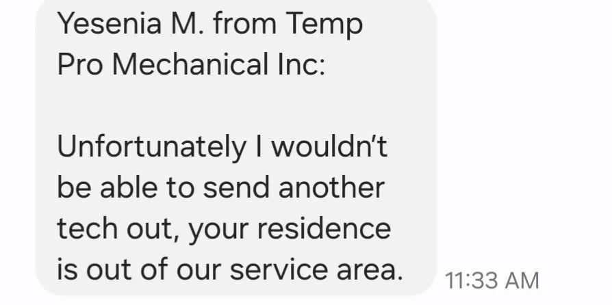 Slide of Temp Pro Mechanical