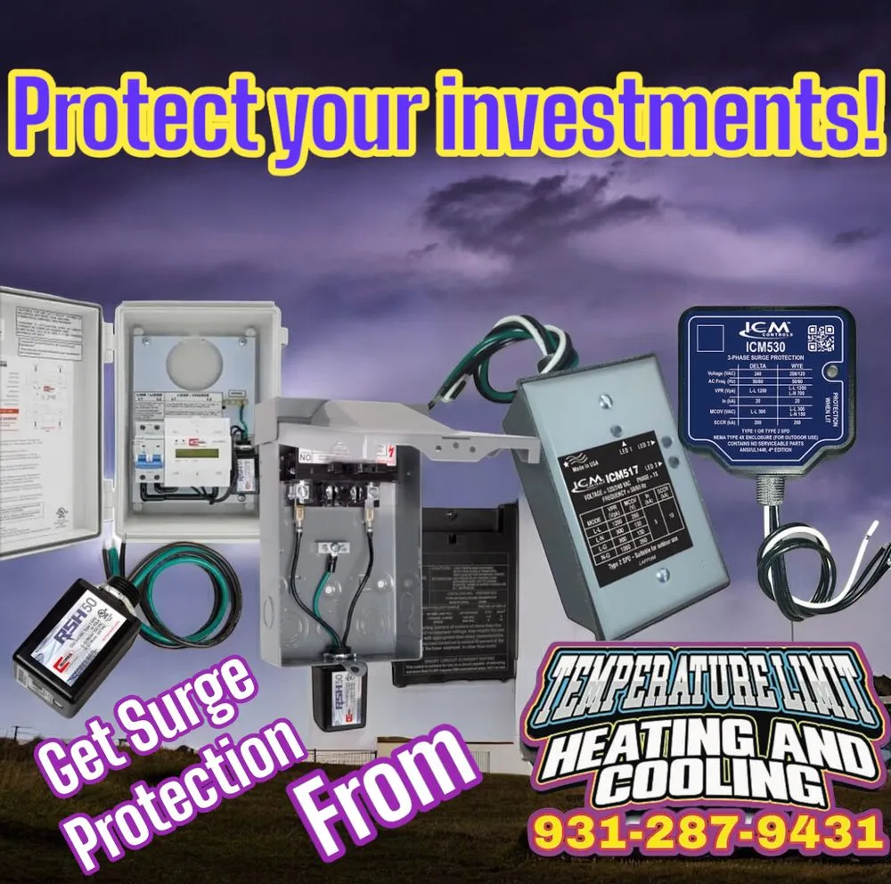Slide of Temperature Limit Heating and Cooling