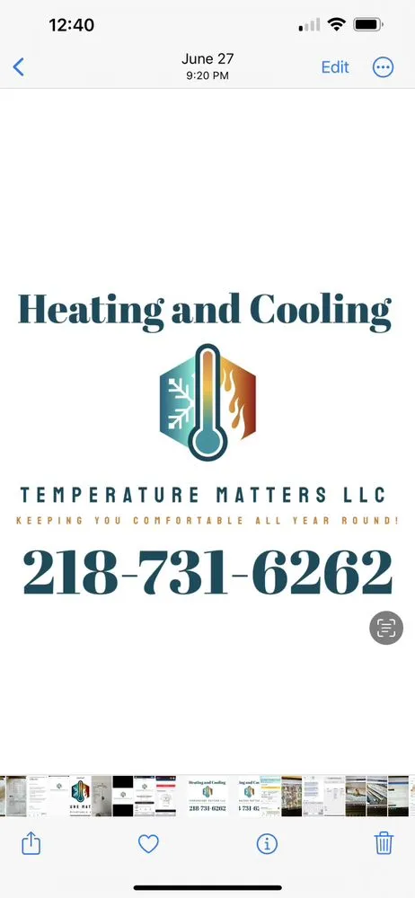 Local heating and cooling service in Barrett, MN - Temperature Matters