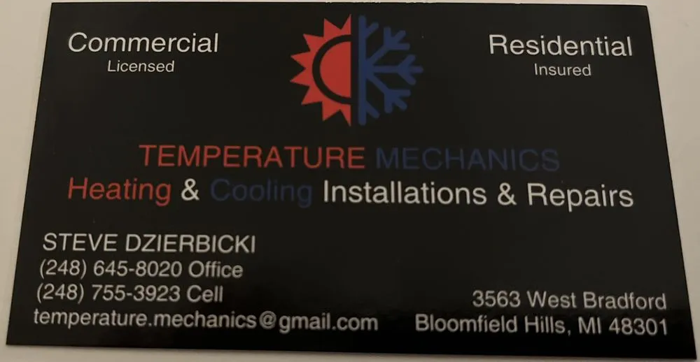 Slide of Temperature Mechanics
