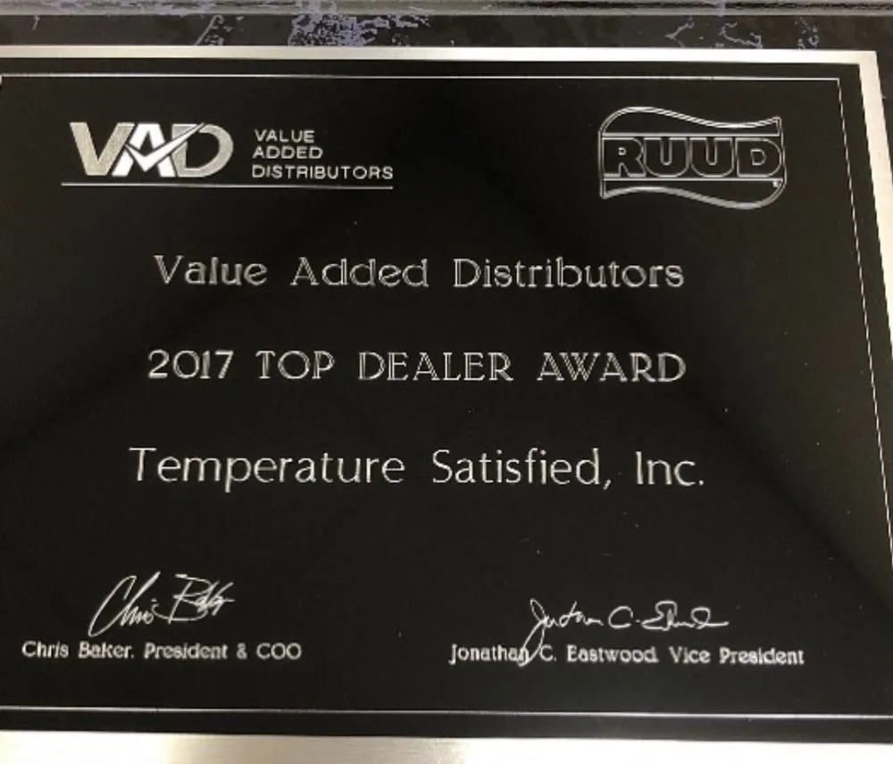 Slide of Temperature Satisfied