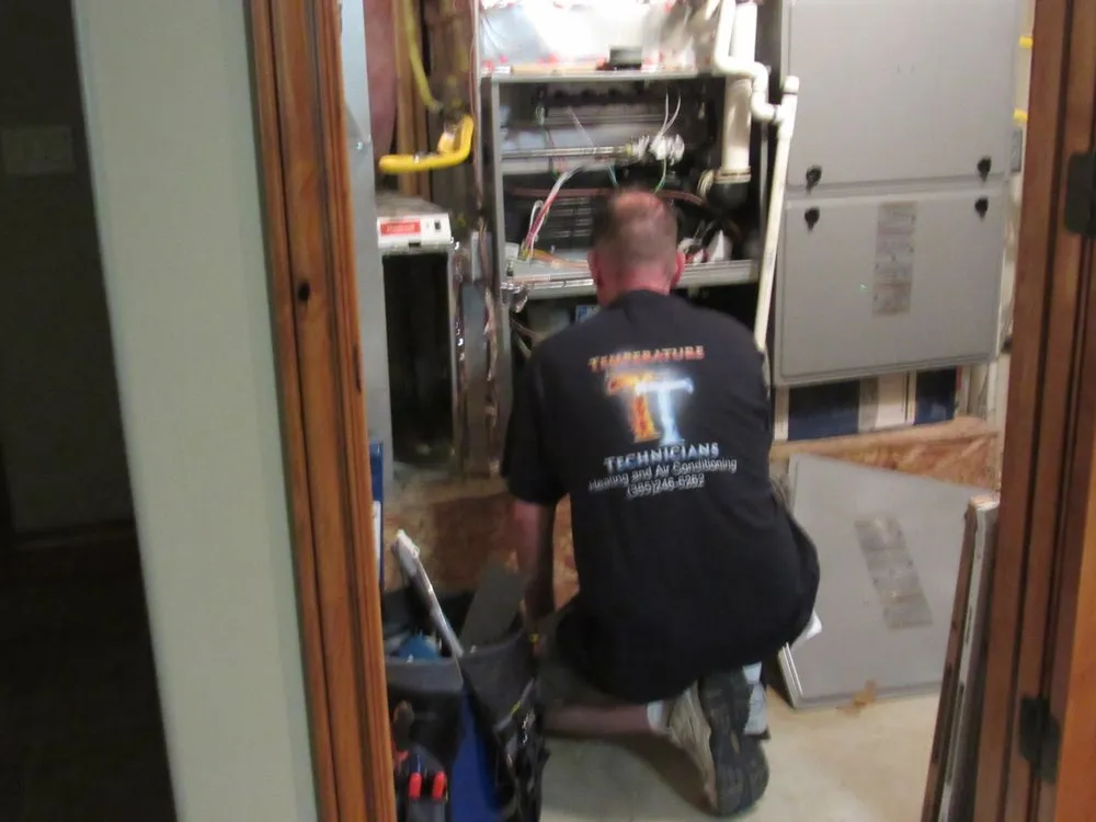 Slide of Temperature Technicians