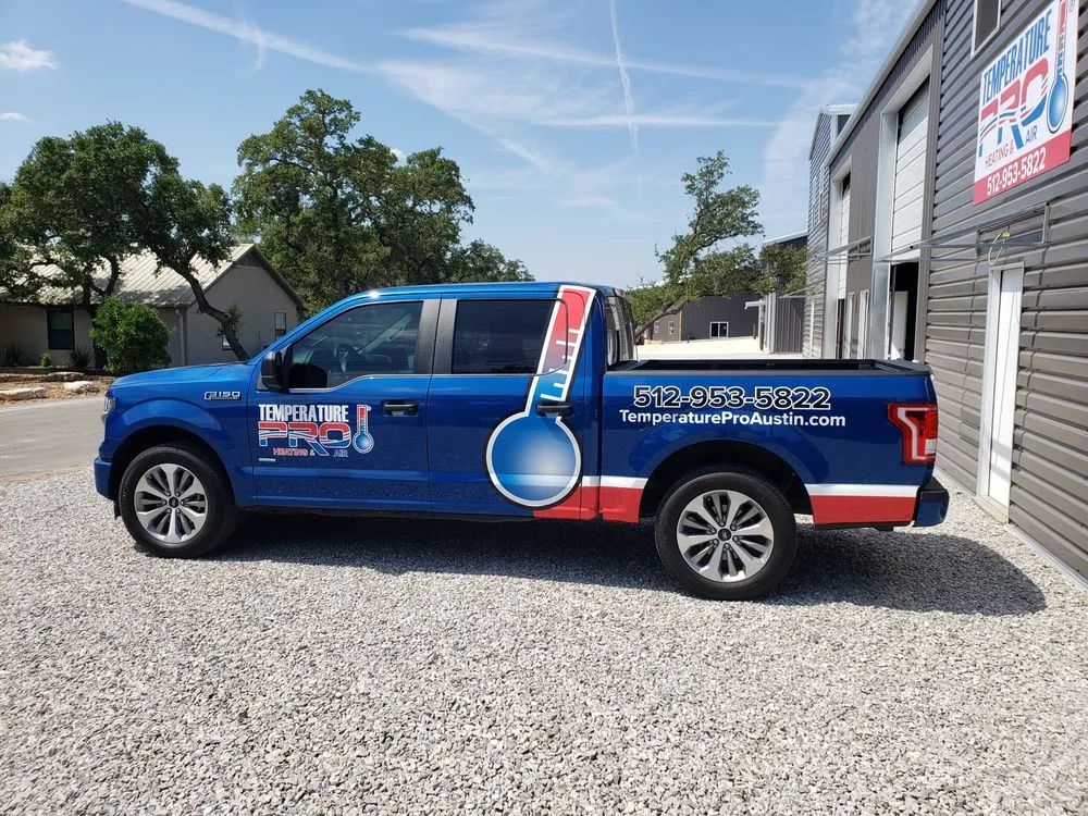 Slide of TemperaturePro Austin