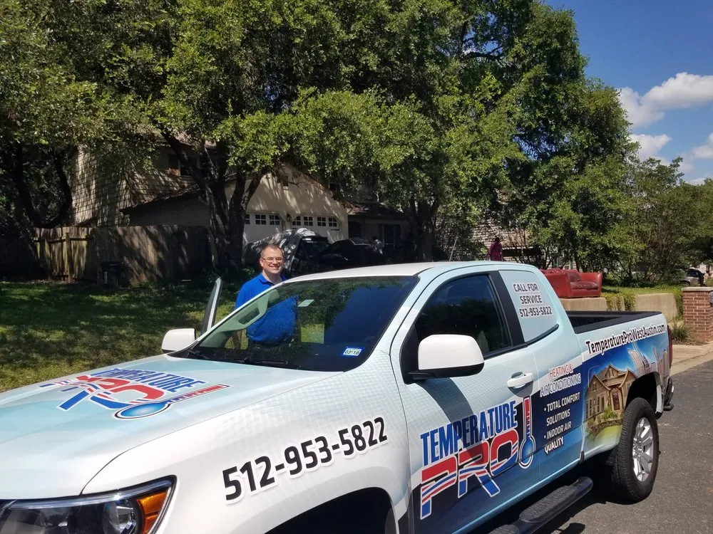 Slide of TemperaturePro Austin