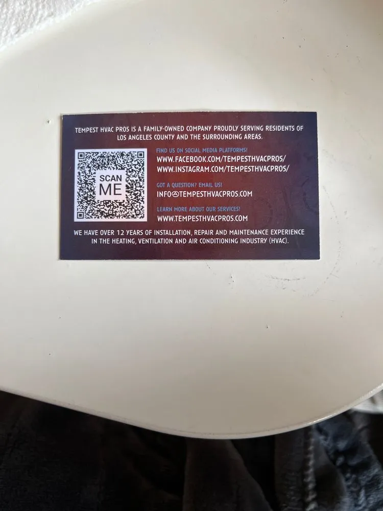 Slide of Tempest HVAC Pros