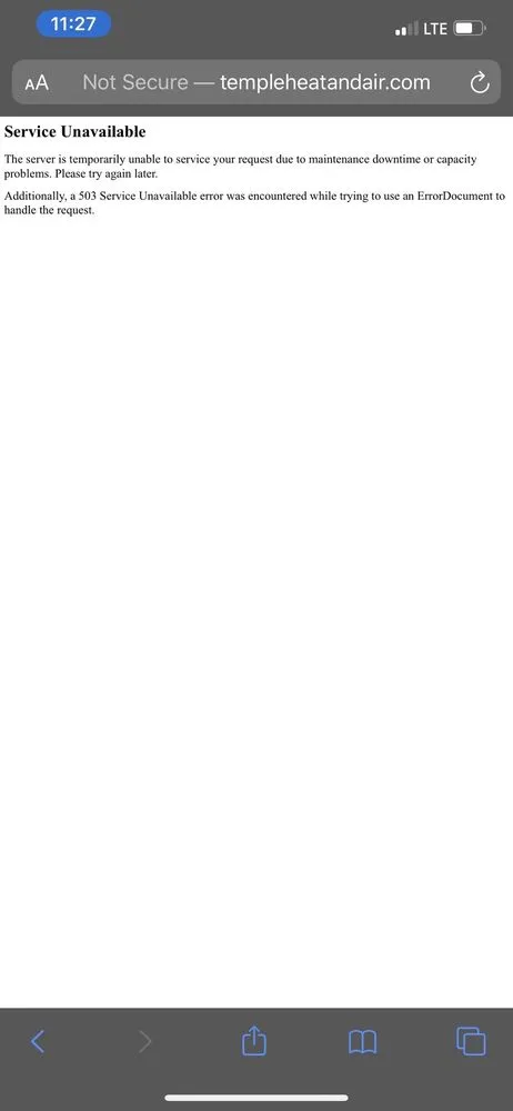 Slide of Temple Heat And Air