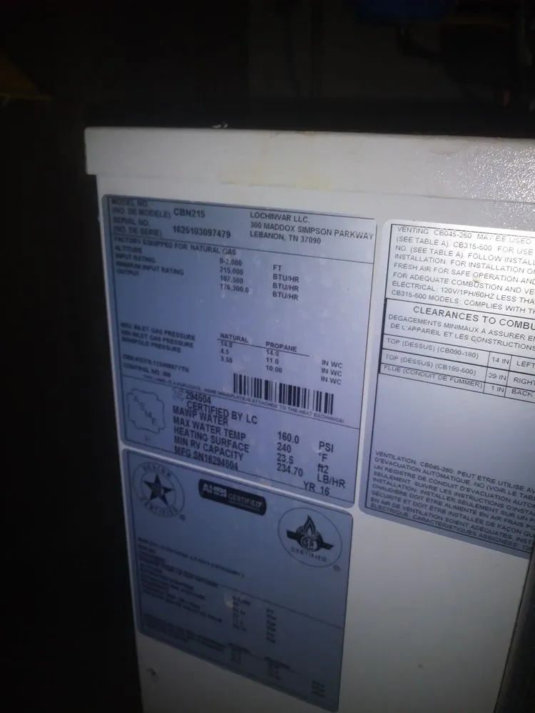 Slide of Templin Heating & Cooling