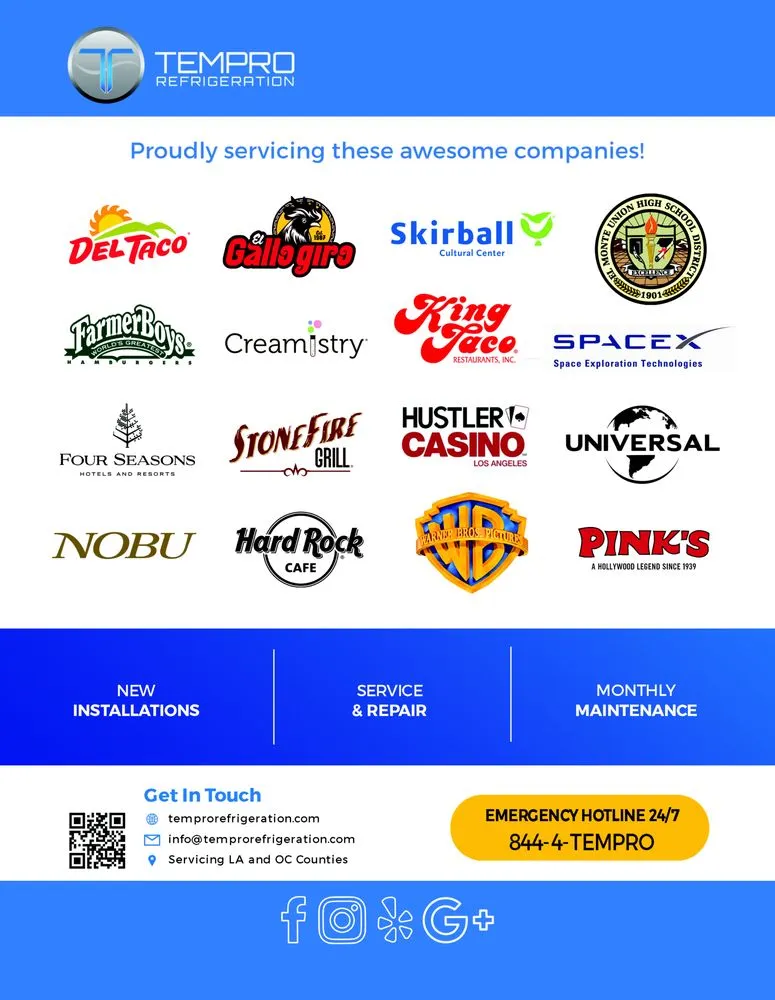 Slide of Tempro Refrigeration Inc.