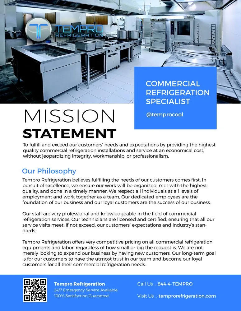 Slide of Tempro Refrigeration Inc.