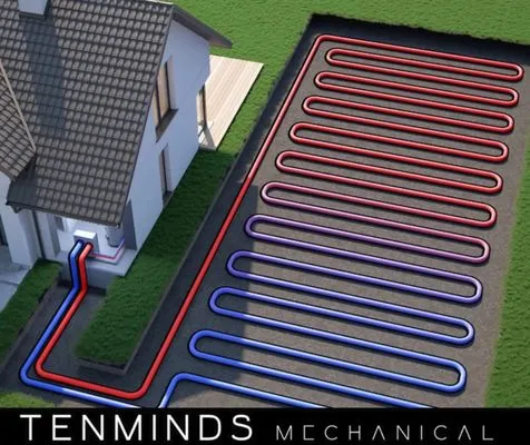 Tenminds Mechanical Logo