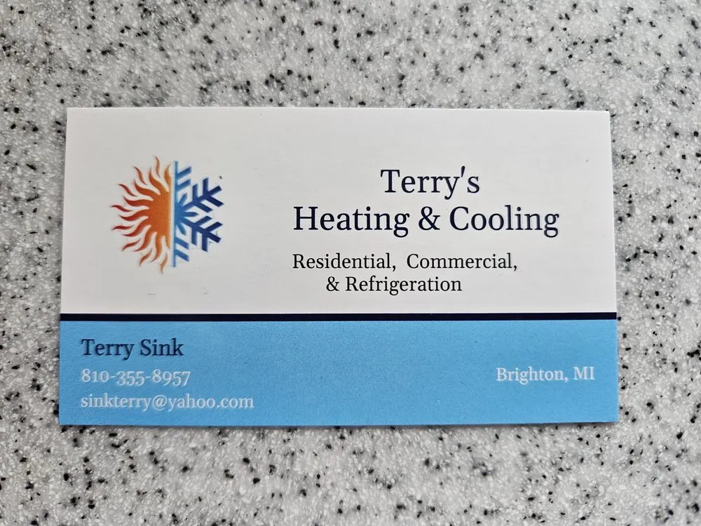 Slide of Terry's Heating and Cooling