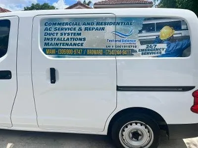 Slide of Test and Balance HVAC Services