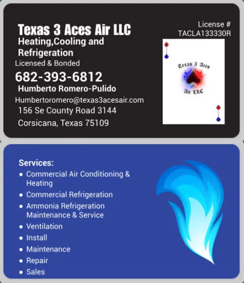 Slide of Texas 3 Aces Air