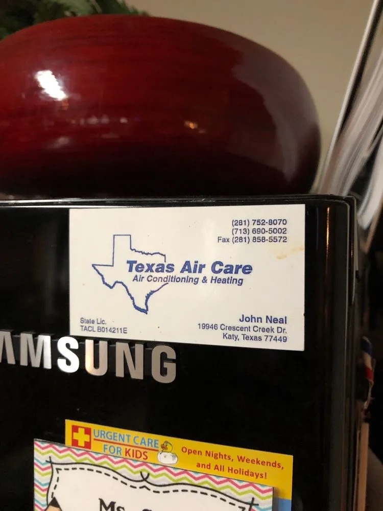 Slide of Texas Air Care