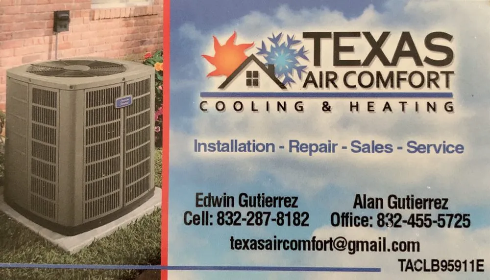 Slide of Texas Air Comfort Cooling & Heating